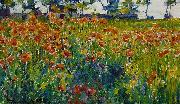 Poppies in France, Robert William Vonnoh